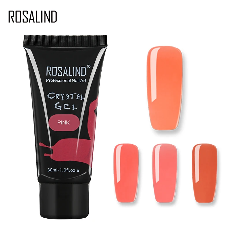 Гель ROSALIND 1S Новое поступление наращивание ногтей 30 мл французский маникюр