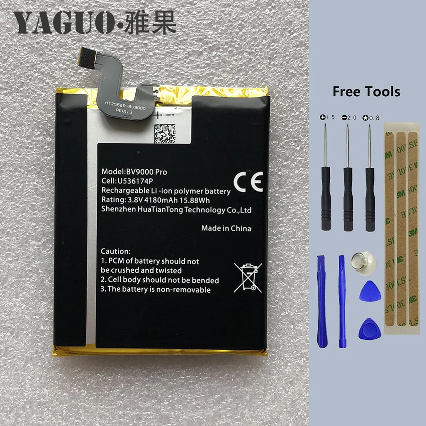 100% Новый оригинальный BV9000 4180mAh аккумулятор для Blackview Pro BV9000pro умный мобильный