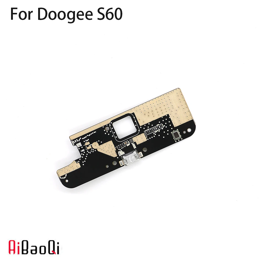 AiBaoQi usb разъем плата зарядки Для Doogee S60 Мобильный телефон Flex зарядка кабелей модуль сотового телефона мини USB порт