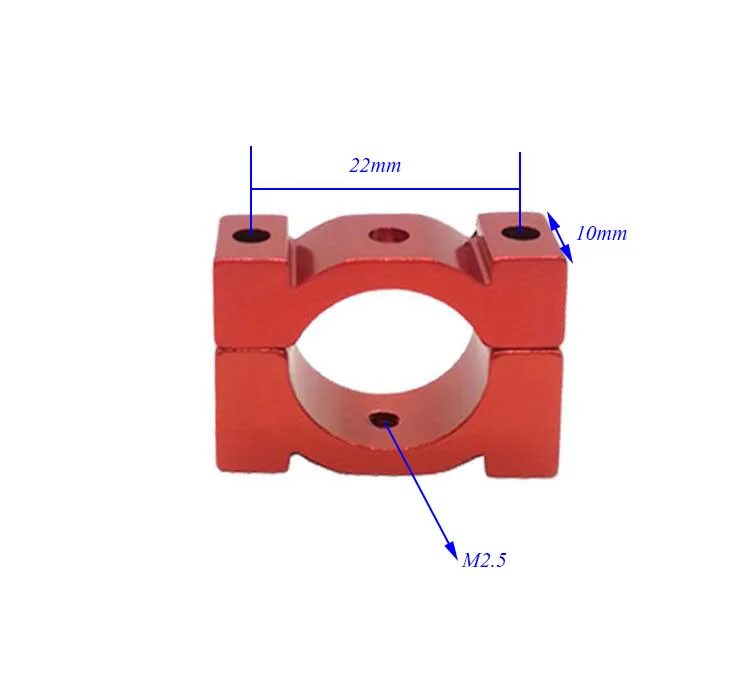 Free Shipping 4PCS 16mm Tube Clamp Carbon Fiber Securing Clip Thickened For RC Quadrocopter Multicopter Drone Fog Machine | Игрушки и
