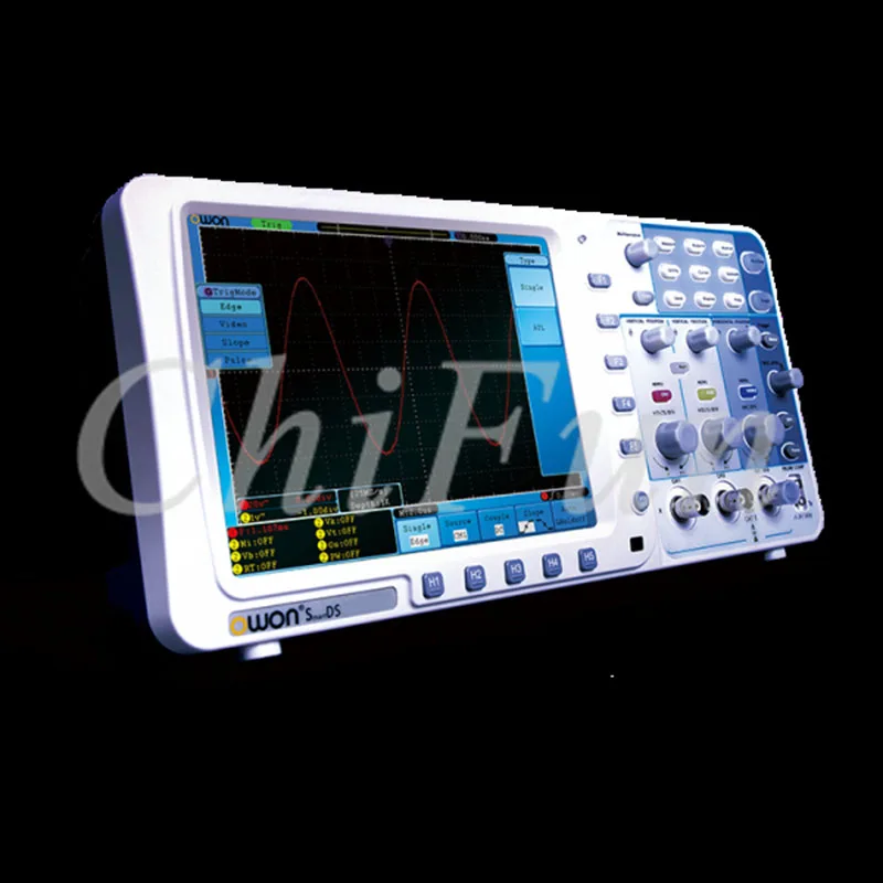 Цифровой осциллограф OWON SDS7102V 100 МГц 1 г/локон большой ЖК дисплей 8 дюймов с VGA|digital