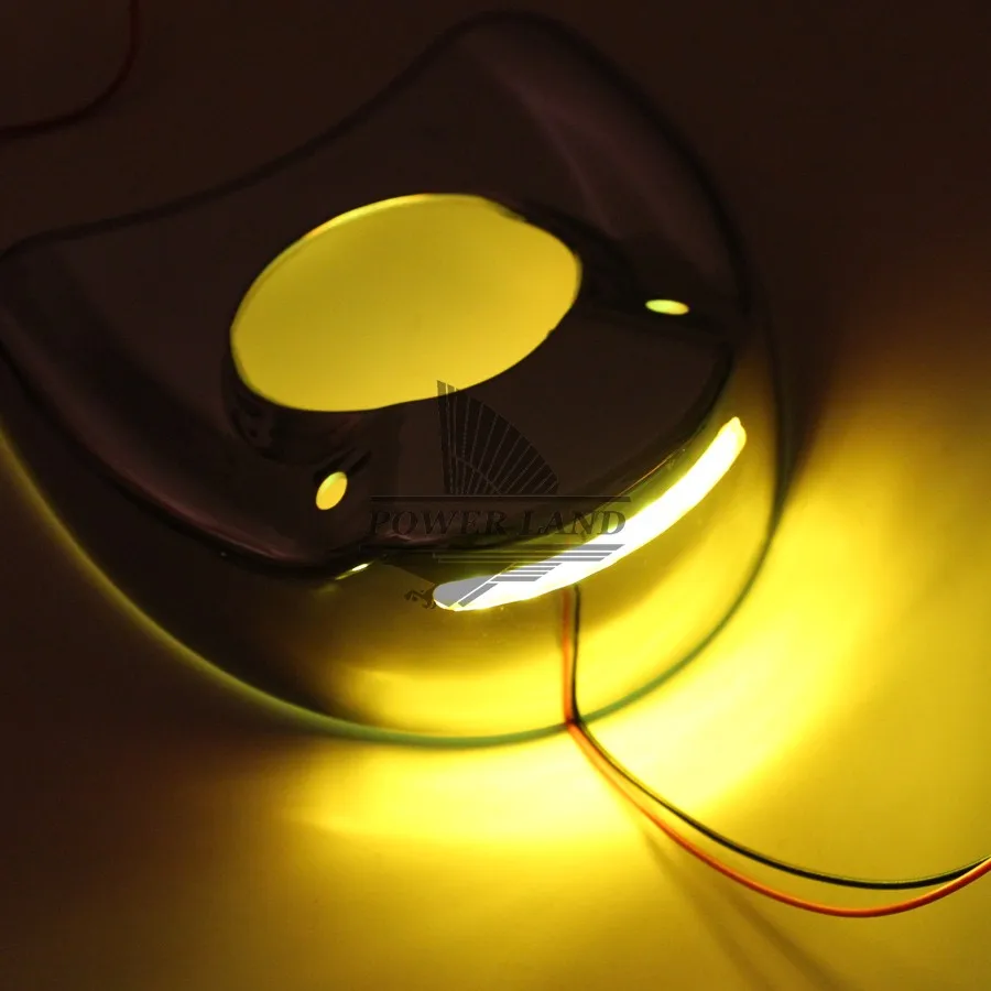 Аксессуары для мотоцикла велосипеда обтекатель крепление зеркала янтарные