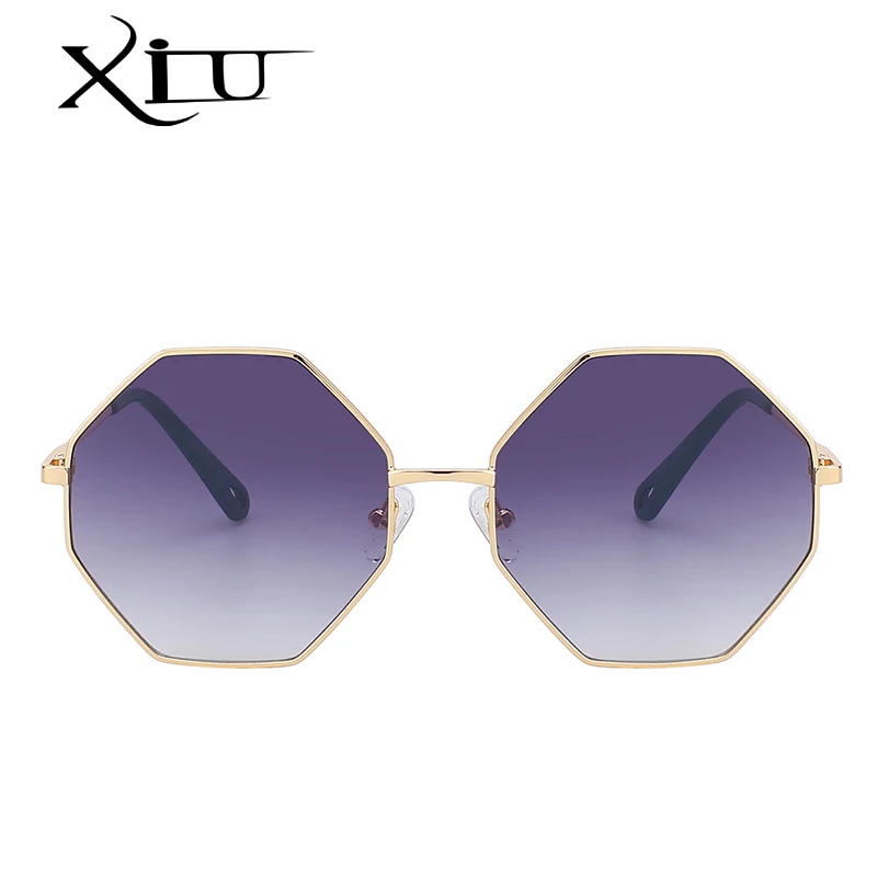 Солнечные очки XIU в стиле оверсайз UV400 женские винтажные брендовые дизайнерские