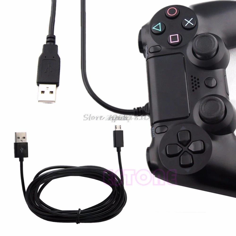 Длинный Micro USB зарядка 3 метра кабель питания для PS4 контроллеры Xbox One Z17 Прямая