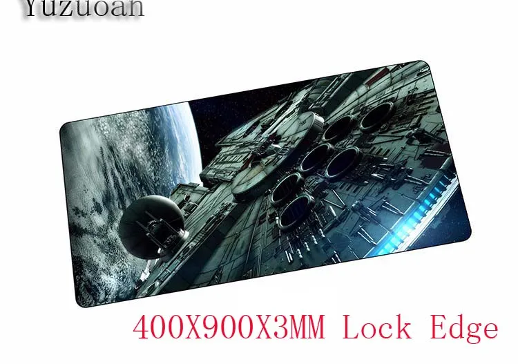 Коврик для мыши Yuzuoan 400*900*3 мм Звездные войны скоростной игровой коврик