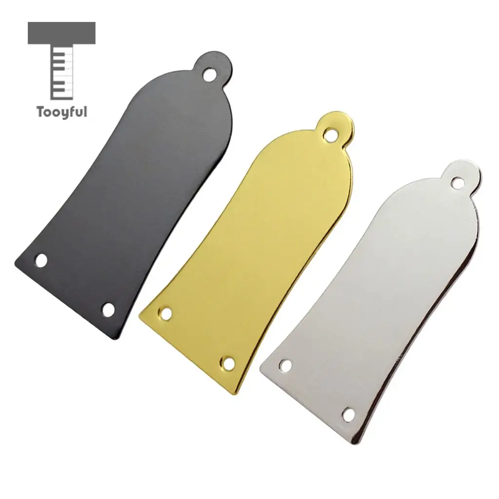 

Tooyful Metal 3 hole Truss Rod Cover Plate For Bass Guitar Replacement Part silver
