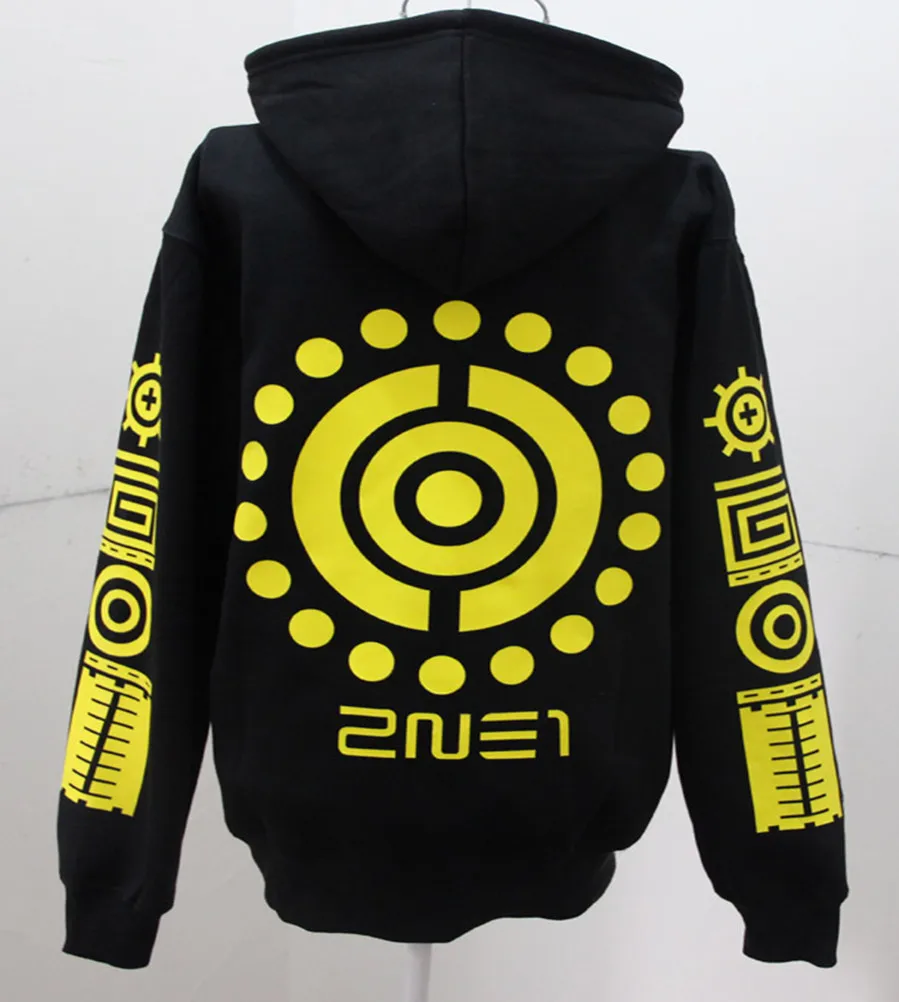 K-pop Around 2NE1 Darla Park одинаковые толстовки худи большой размер свободная куртка