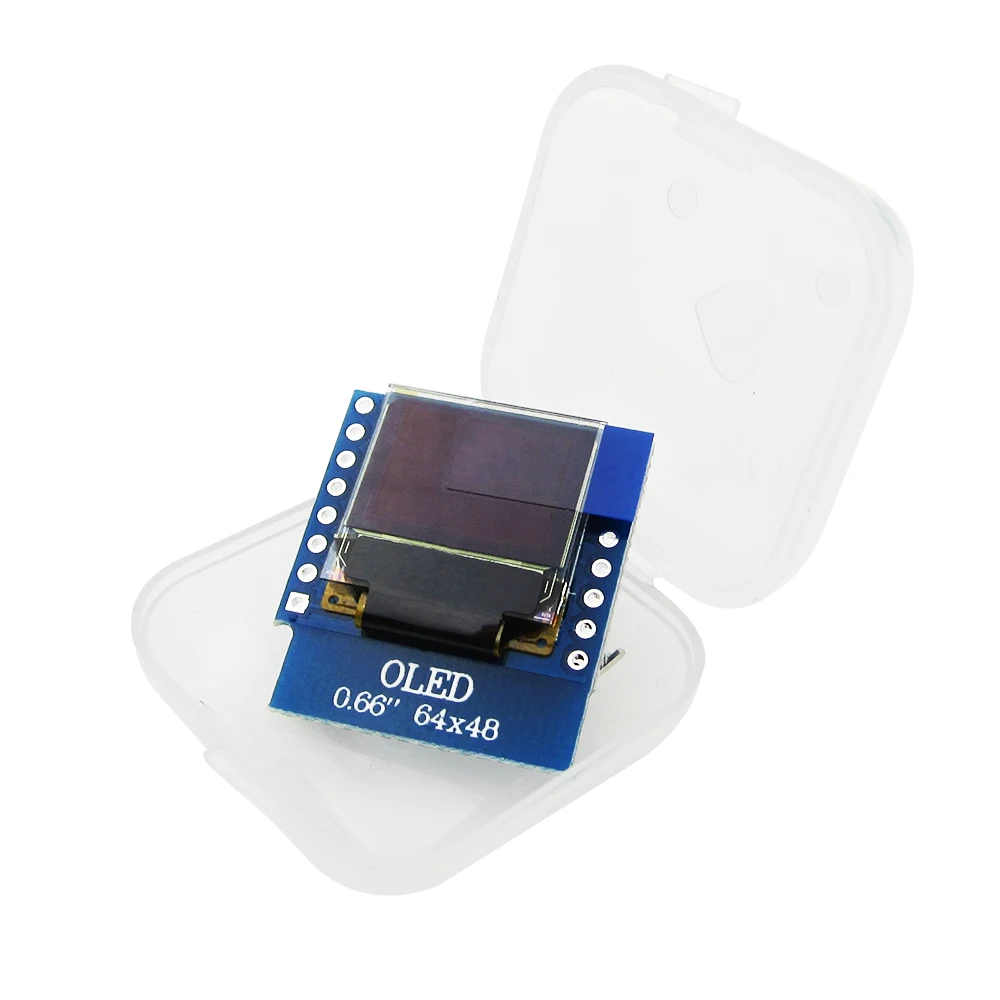 HAILANGNIAO 1 шт. 0 66 дюйма 64X48 IIC I2C OLED Светодиодный ЖК дисплей экран совместимый|Детали и