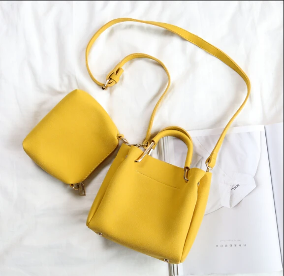 Модная женская маленькая подходящая ко всему сумка-мешок на одно плечо сумка в