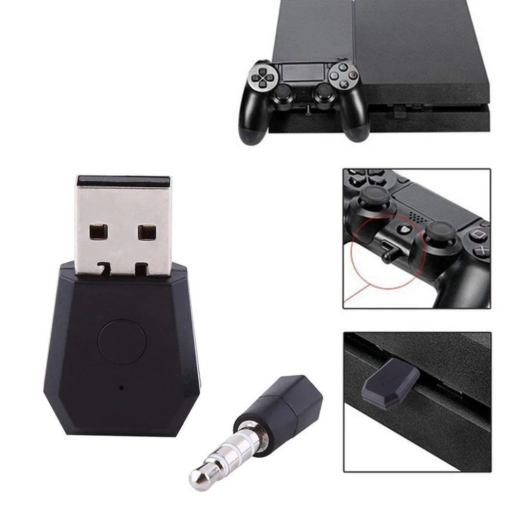 Для PS4 гарнитура беспроводной Gampad портативный bluetooth-адаптер приемник игровой