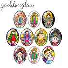 Стеклянный кабошон, 13x18 мм18x25 мм30x40 мм, TB0015