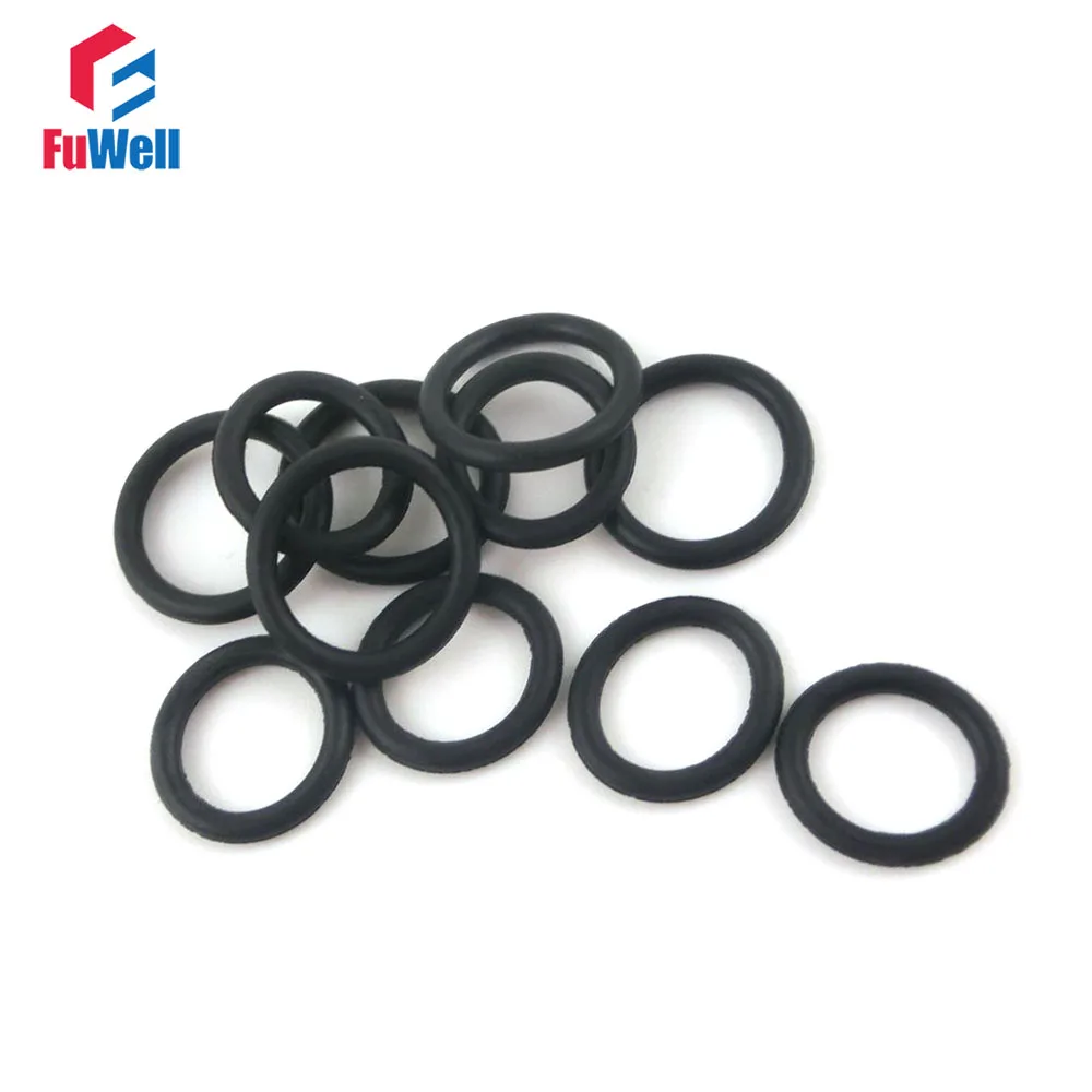 500pcs Black Nitrile Rubber 1.5mm Thickness O Ring Seals 11/12/13/14/15/16/17/18/19/20mm OD NBR O Rings Sealing Gasket Washer