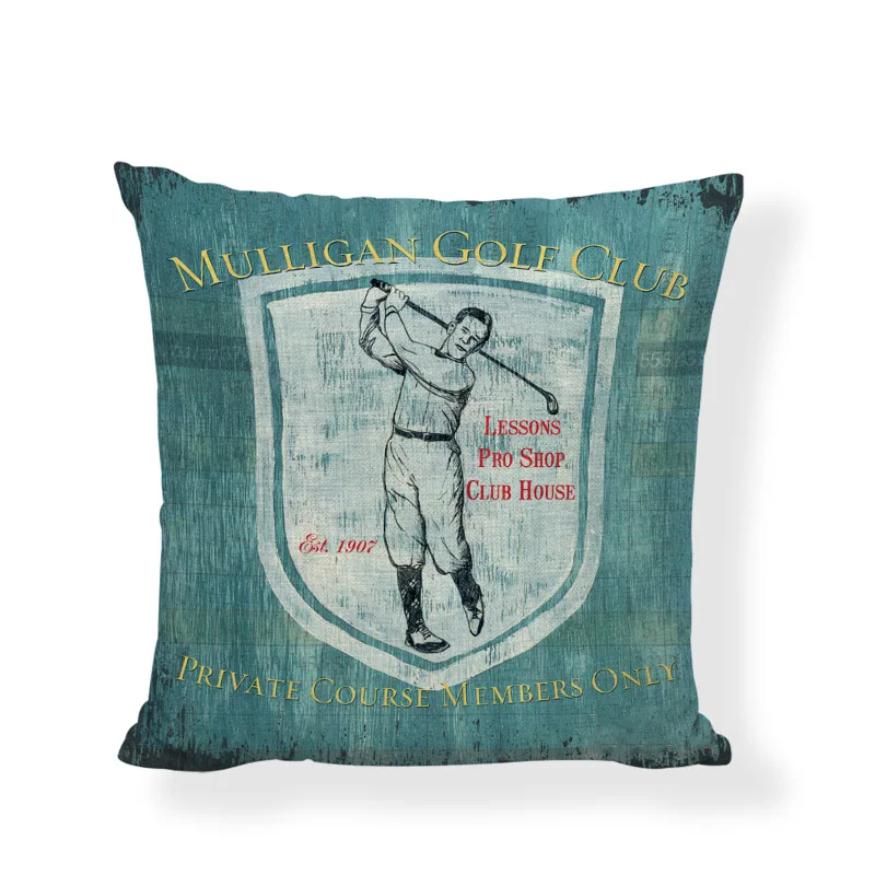 Винтажный чехол для подушки наволочка с изображением пляжа Нормандии маргата и