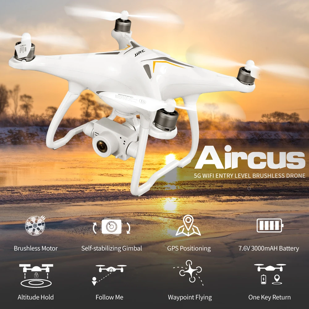 JJRC X6 Fpv 1080P Камера Дрон Квадрокоптер с бесщеточным двигателем Follow Me (следуй за