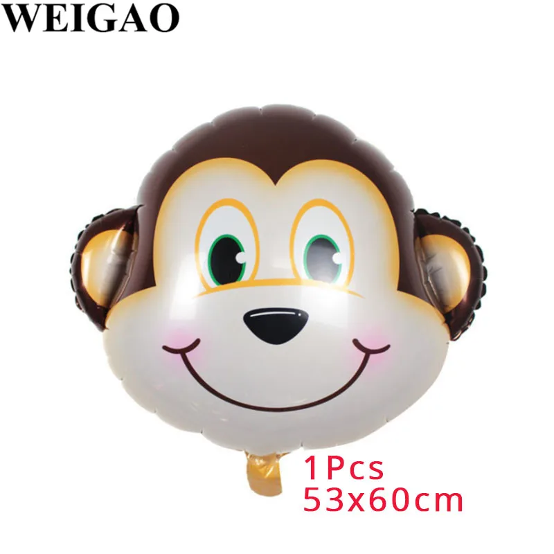 Style 7 WEIGAO белые оранжевые латексные воздушные шары с принтом животных, вечерние шары в джунглях с днем рождения, воздушные шары в стиле сафари, декор для дня рождения - Цвет: Style 7