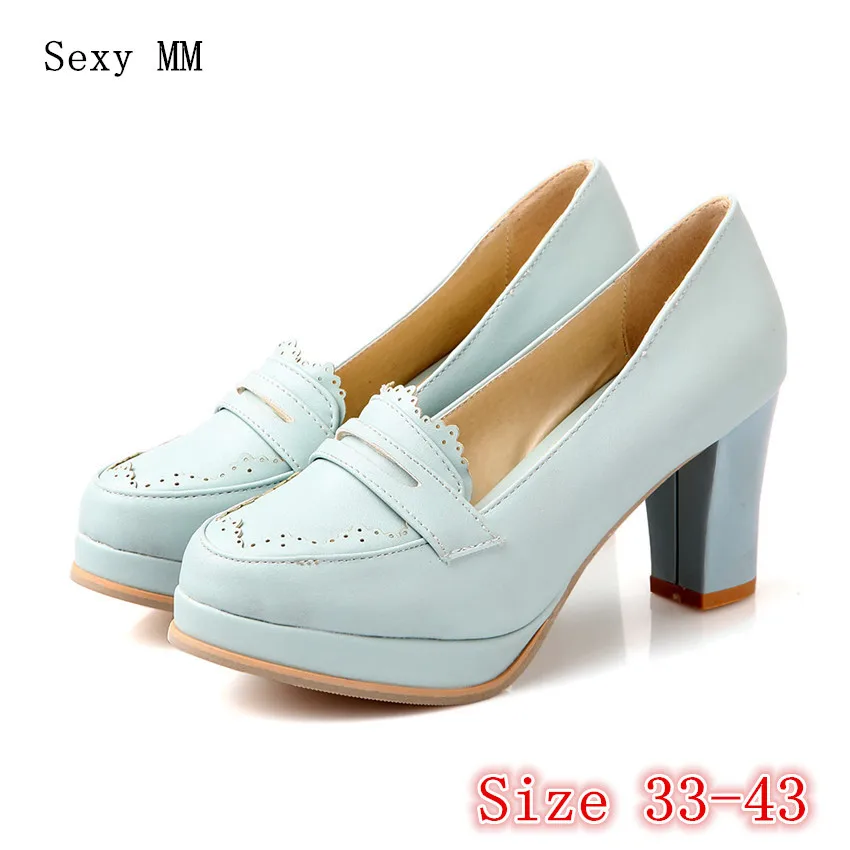 

Platforms High Heels Women High Heel Shoes Pumps Stiletto Woman Party Wedding Shoes Kitten Heels Plus Size 33 - 40 41 42 43