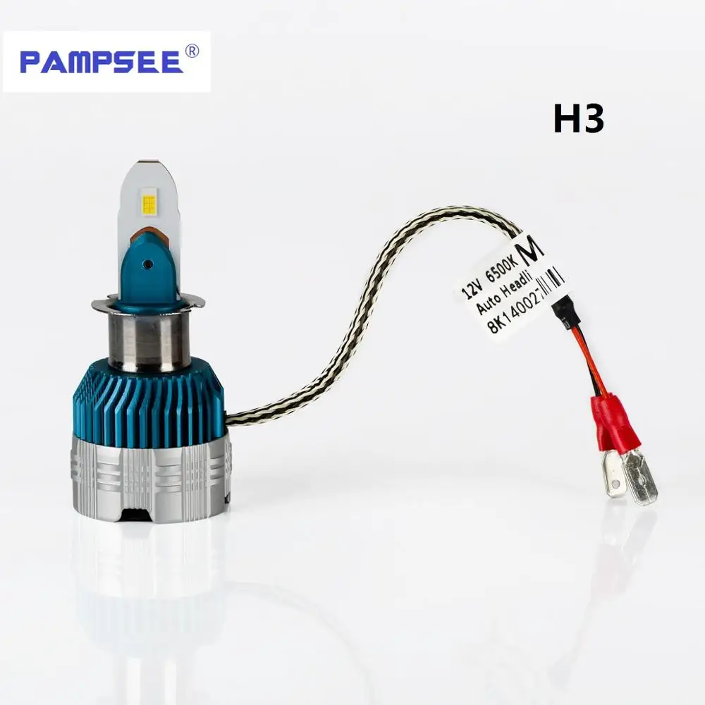 PAMPSEE Mi2 H4 H7 светодиодный комплект автомобильных фар 60 Вт/комплект H1 H11 9005 HB3 9006 HB4 H8 H9