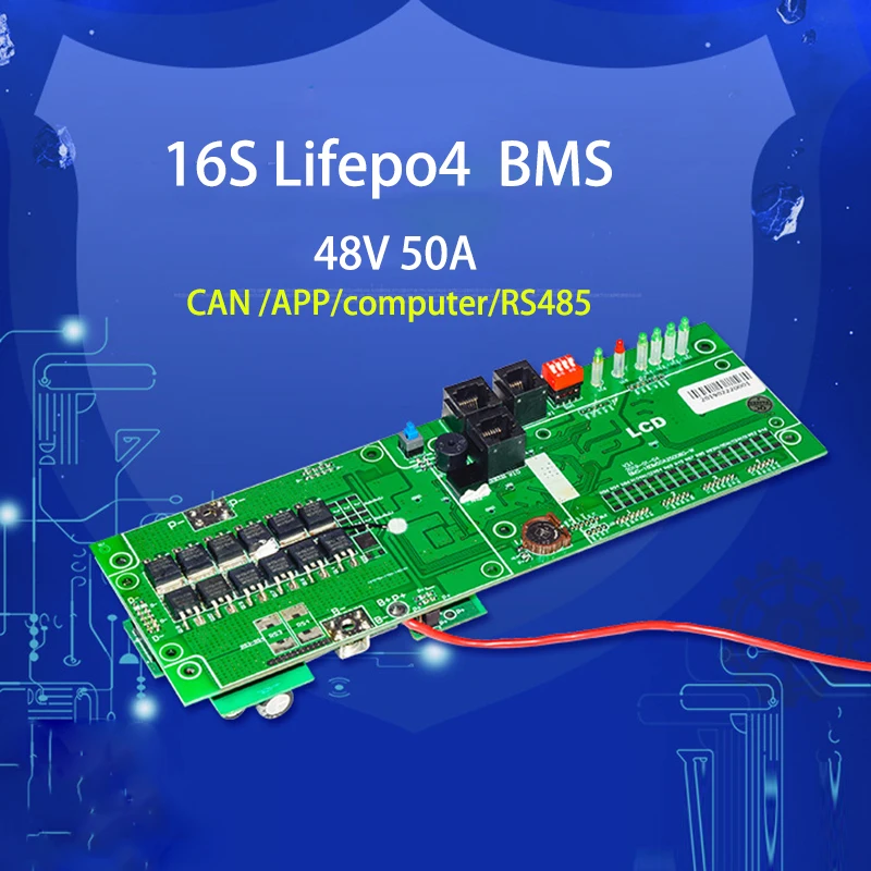 16 S 48 V 50A Lifepo4 может Центральная станции связи хранение энергии литиевая батарея BMS