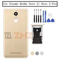 original for xiaomi redmi note 3 note 3 pro battery back cover rear door housing side key card tray holder repair spare parts