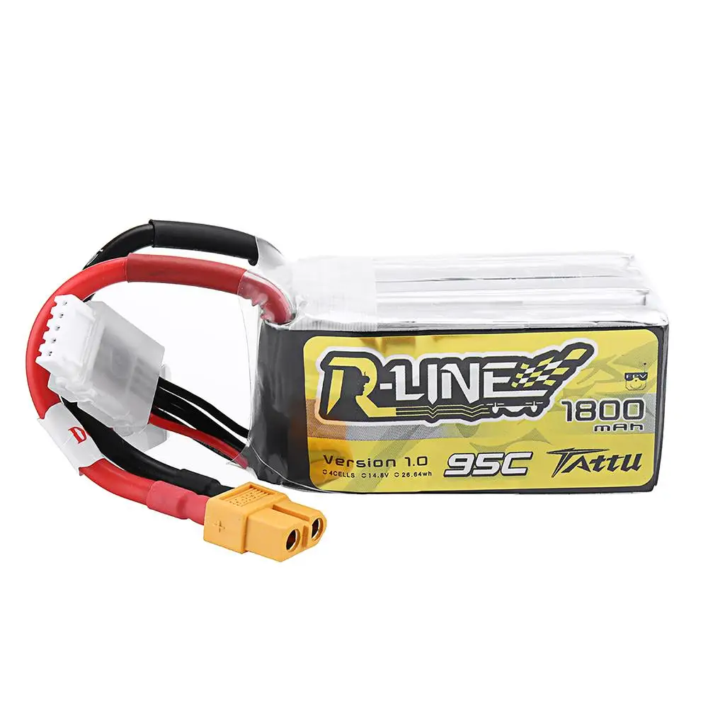 TATTU FPV R-LINE Версия 1 0 14 8 V 1800mAh 95C 4S Lipo батарея для RC Quadcopter Racing Drone запасные части Accs |
