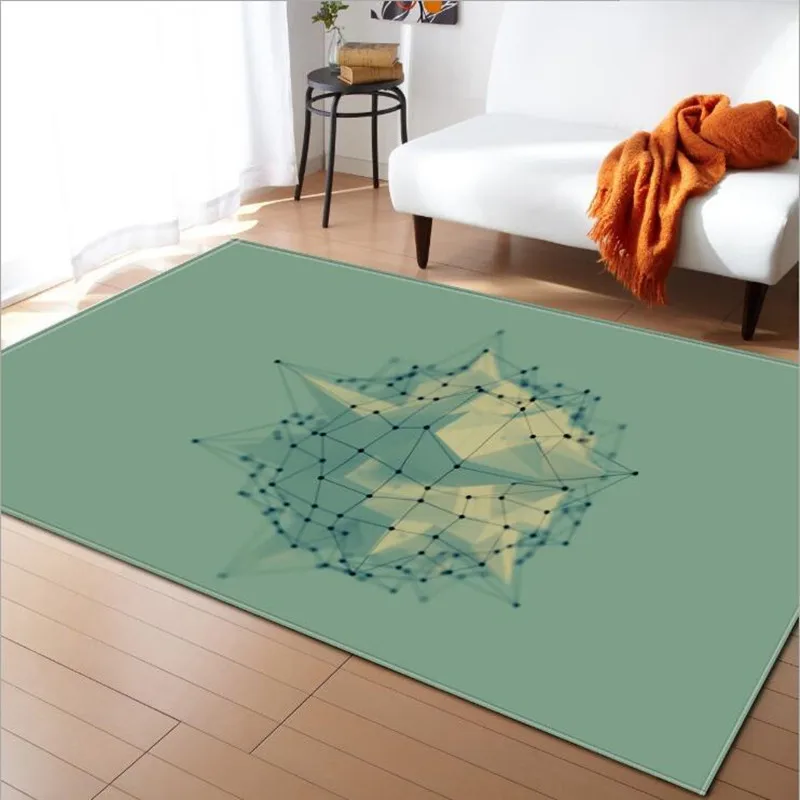 Гостиная ковер для ребенка домашняя Нескользящая Rugs Большие размеры Декор Ковер дети спальня большая площадь, играть в игру мягкие ковер alfombras - Цвет: as picture