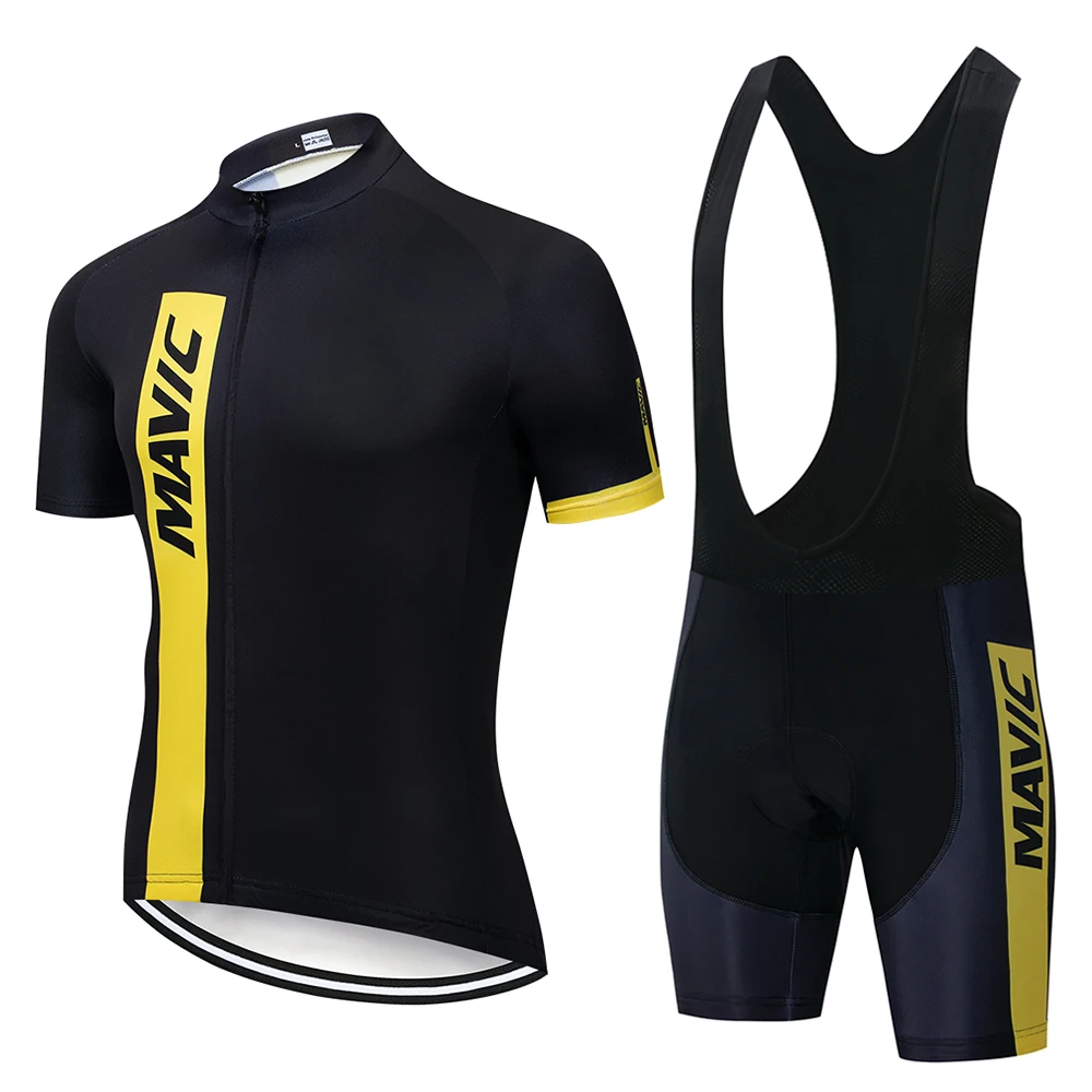 Новинка летние комплекты для велоспорта Мужская одежда MAVIC team короткий рукав mtb