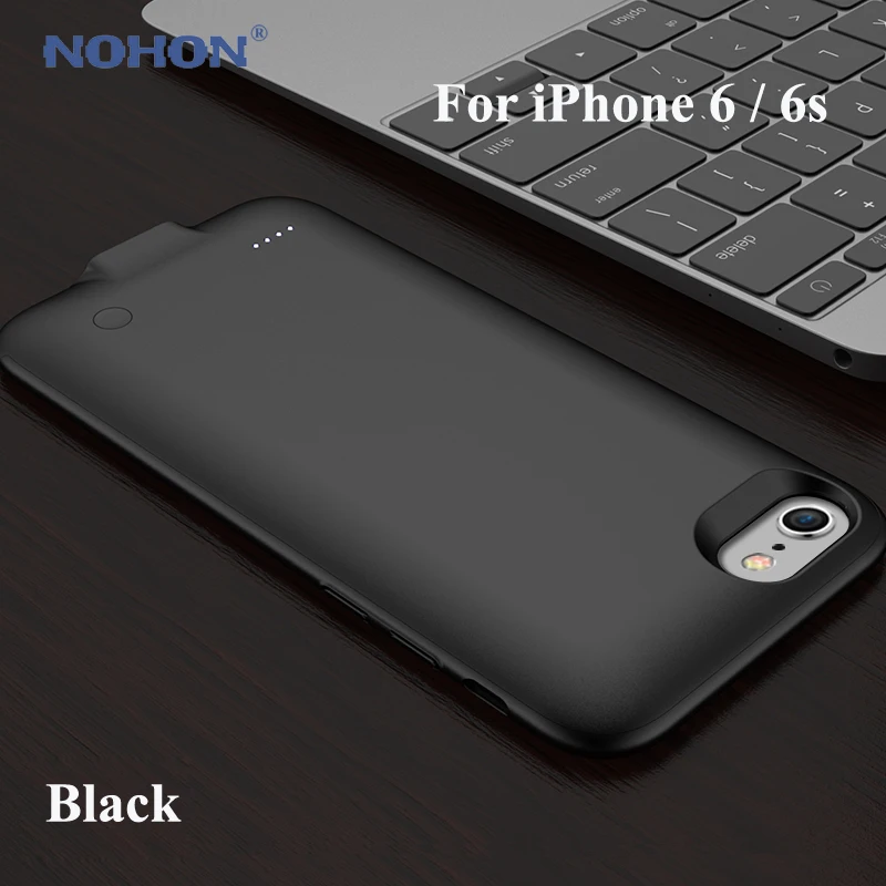 Чехлы Nohon для Apple iPhone 6 s 7 7G 2500 мА/ч внешний аккумулятор сверхтонкий портативный