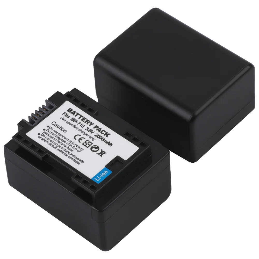 BP718 BP-745 BP745 BP-727 Батарея Зарядное устройство для Canon HF R306 M506 R32 R48 R38 M52 M56 M60 R36 R46, HF R306
