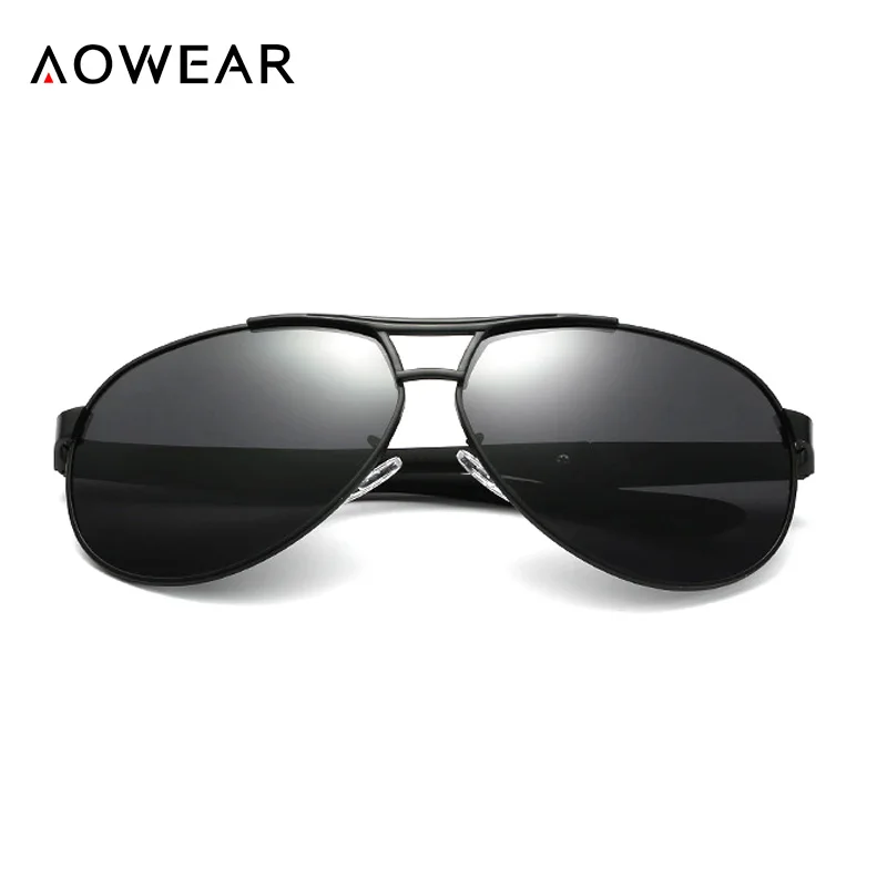 AOWEAR, очки для вождения, для ночного видения, мужские, UV400, для вождения, желтые солнцезащитные очки, желтые линзы, для ночного видения, поляризационные, Oculos gafas de sol
