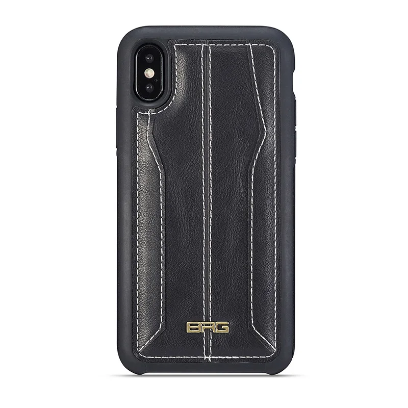 Leather Phone Case for iPhone X 5s 5 S SE Retro Back Cover Coque with Fashion Logo Bag Cases For iPhone6 7 8 PLus |