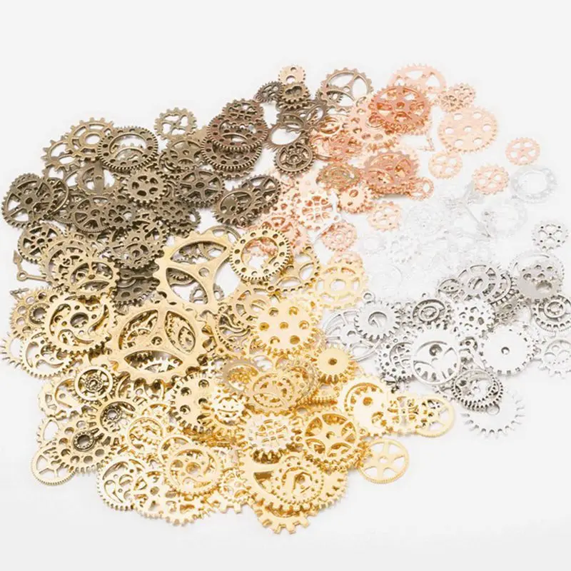 Смешанные 100g steampunk gears and cogs часы стрелки ювелирные изделия|gears cogs|steampunk cogscogs |