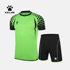 KELME вратарь, Футбольная форма, мужская летняя Футбольная форма, тренировочный трикотаж с коротким рукавом, футбольный тренировочный костюм K15Z012