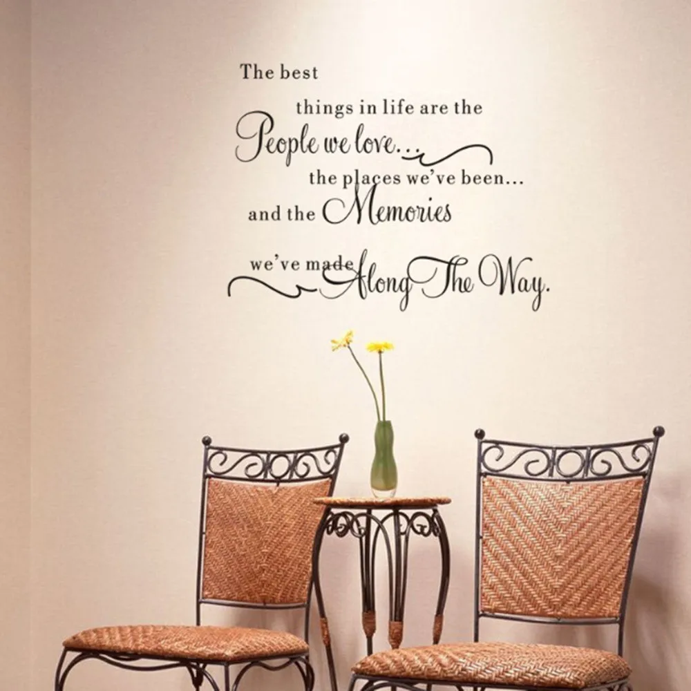 Съемные настенные Стикеры художественная наклейка сделай сам вещи в жизни