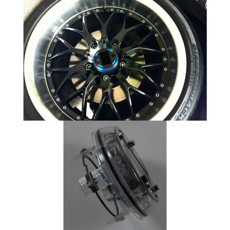 Автомобильный водонепроницаемый Солнечный свет на колесах декоративный