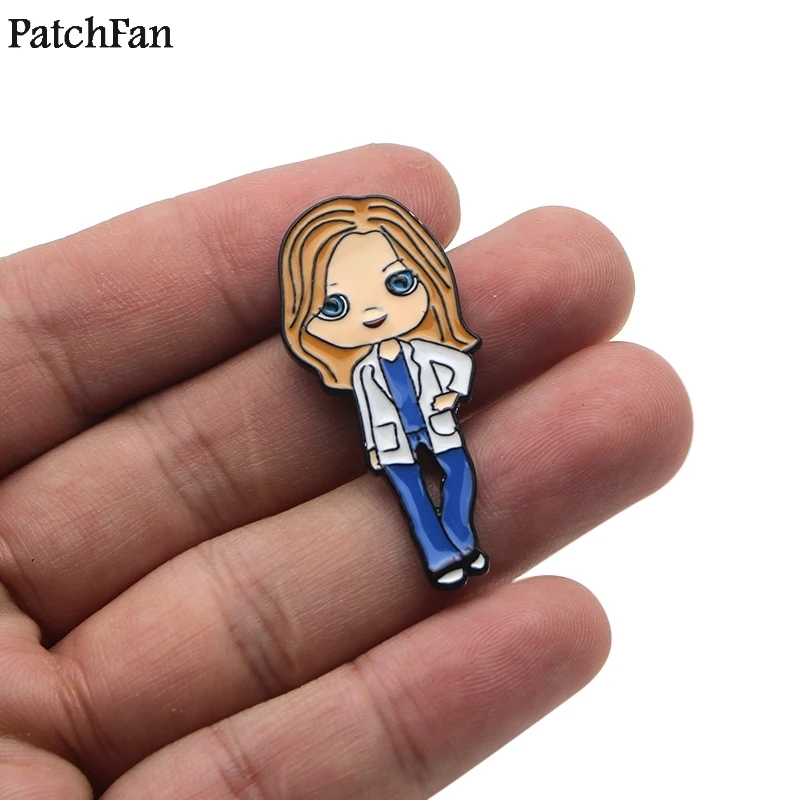 Patchfan Анатомия страсти цинка со смешными героями из мультфильмов шпильки рюкзак