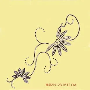 

T-shirt hotfix rhinestones heat transfer design iron on motifs patches, DIY motif rhinestones,wholesale rhinestones(ss-1972)