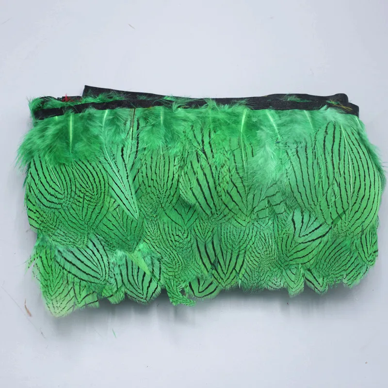 Красивые перья фазана Обрезка ширина 6 10 см петух перо лента для DIY ремесла