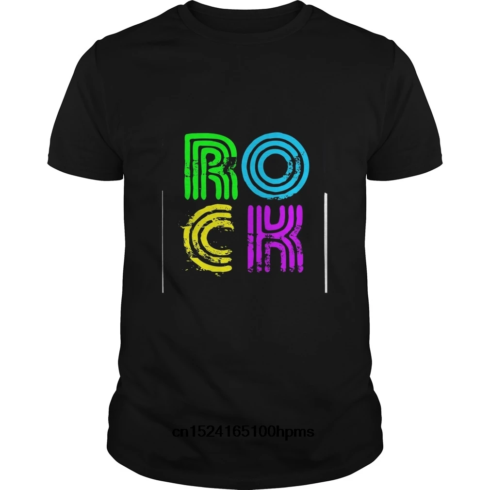 Funny Men t shirt Women novelty tshirt Bright Neon Colours Rock 80's Retro Themecool T-Shirt |