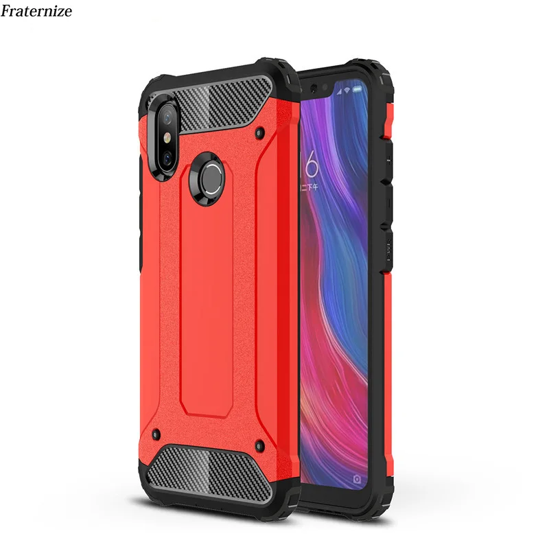Гибридный противоударный бронированный чехол для телефона Xiaomi Mi 8 SE 5 5S Plus 6 Max 2 Mix 2s