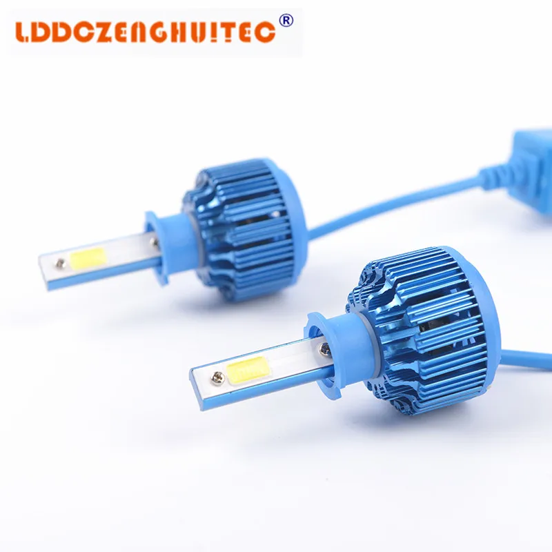 LDDCZENGHUITEC H4 Дальний/Ближний двойной луч H7 светодиодная Автомобильная фара 360