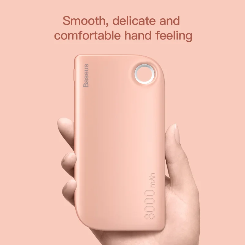 Распродажа Baseus Dual USB power Bank 8000 мАч портативное Внешнее зарядное устройство для samsung iPhone Xiaomi power bank
