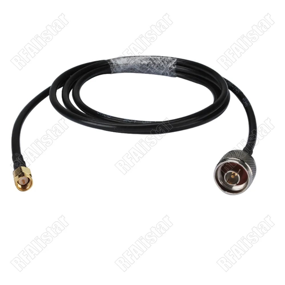 Коаксиальный удлинитель-антенна с разъемом SMA типа Папа-N для Wi-Fi WLAN 30 см/50 см/80 см/1