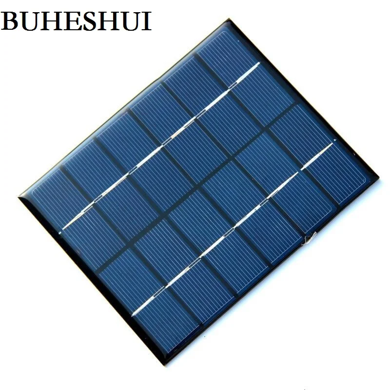 

BUHESHUI Wholesale 30pcs/lot Mini Solar panel Solar Cell DIY Solar Module System 2W 6V Polycrystalline 136*110MM Free Shipping