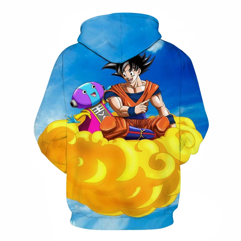 Худи Dragon Ball для мужчин и женщин 3D Толстовка Dragon Ball толстовка с Гоку аниме модные повседневные спортивные костюмы толстовка с капюшоном для мальчиков пуловер