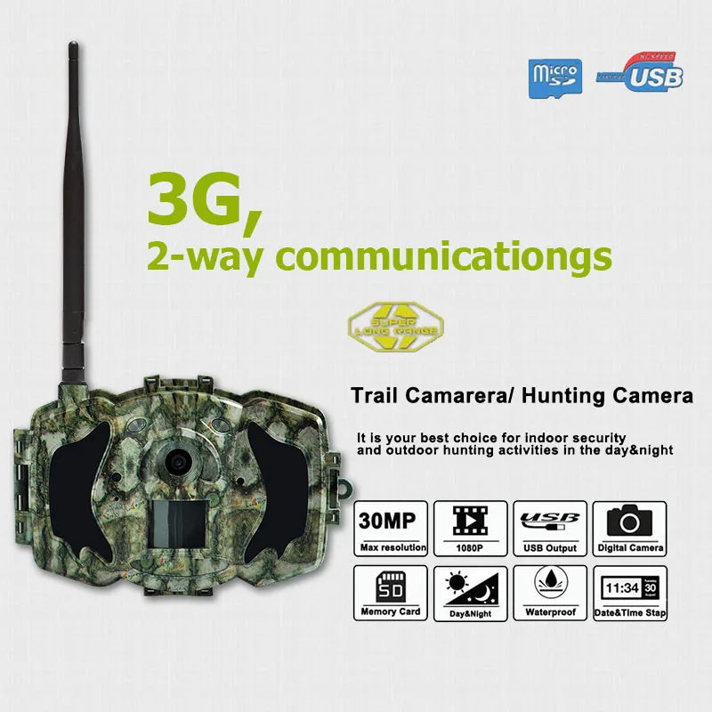 Bolyguard 3g охотничья камера 30MP 940nm IR ночного видения 100ft Скаут Дикая камера фото ловушка камера caza fotolovuska(G