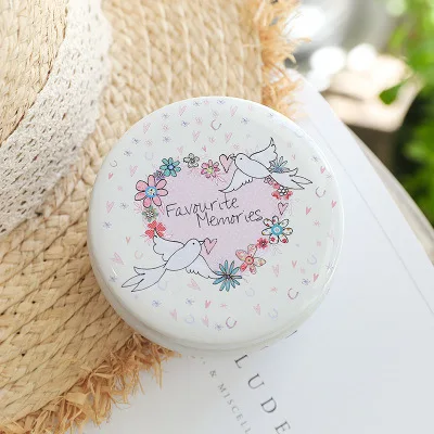 Colorful Mini Cute Cartoon 8.5 x 8.5 x 3.5cm Pill Lipstick Tin Storage Coin Box Wedding Party Candy Gift Tin Box Kids Gift - Цвет: Style3