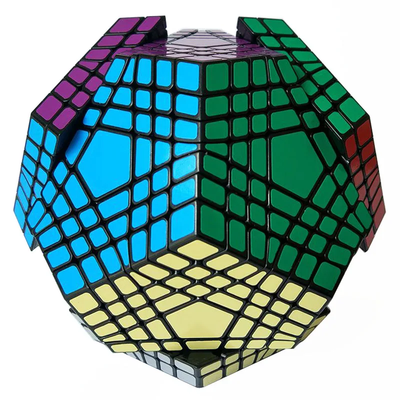 Shengshou Teraminx куб 7x7 Wumofang 7x7x7 волшебный куб профессиональный куб додекаэдра Твист Головоломка Развивающие игрушки