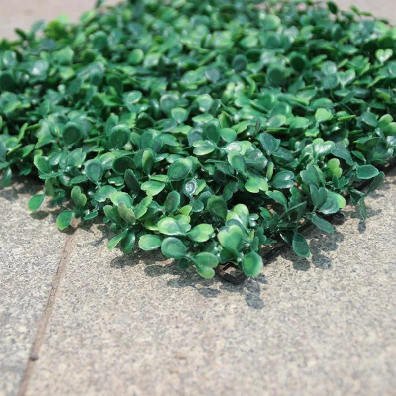 10 шт. 25X25 см искусственная пластиковая трава самшит коврик дерево Топиарий Милан трава для сада, дома, магазина, свадебные украшения