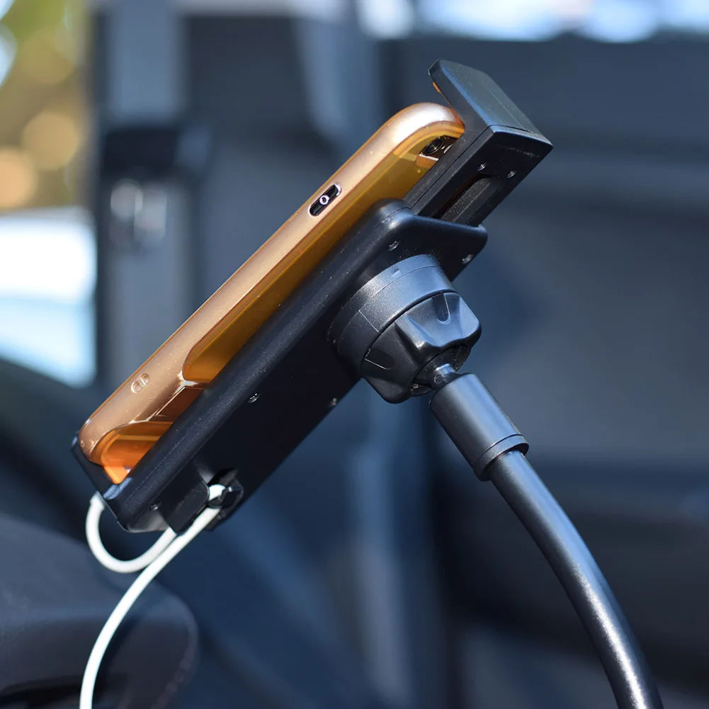 Автомобильный держатель для подстаканников Регулируемая гусиная шея iPhone iPad Mini