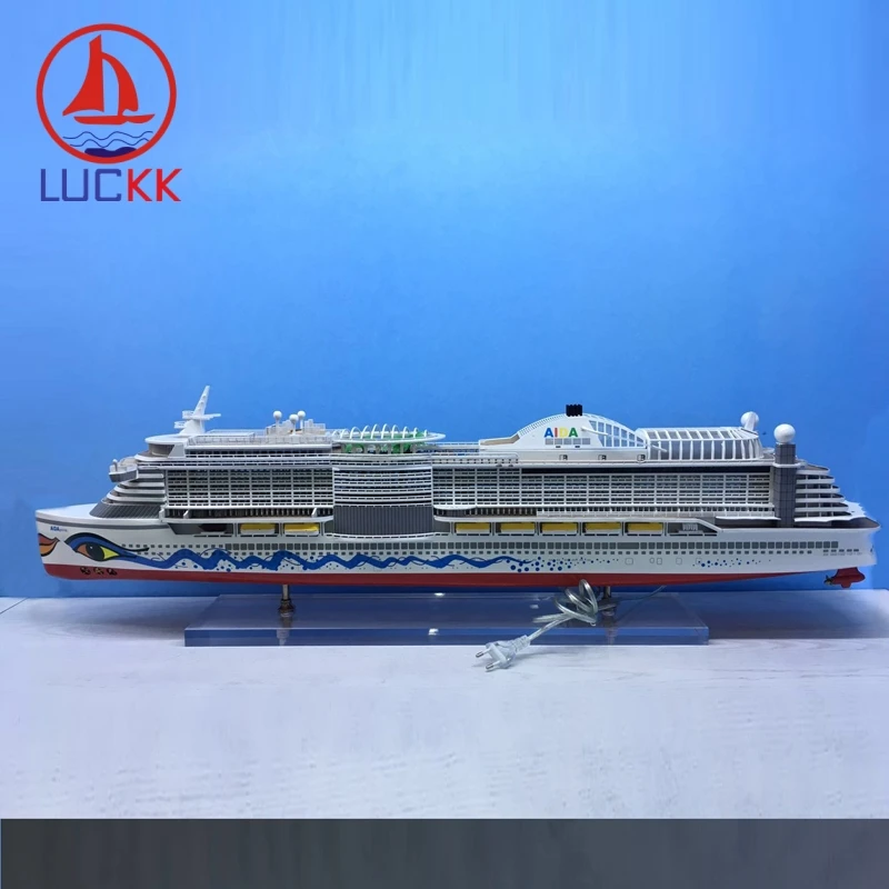 LUCKK 100 см деревянная фигурка AIDA в средиземноморском стиле роскошная светодиодная
